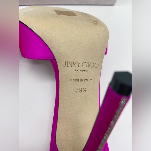 Jimmy Choo Saeda 100 Embellished Heeled Sandals - Picture 7 of 9